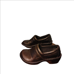 Born Toby Duo Bronzed Metallic Leather Size 7M